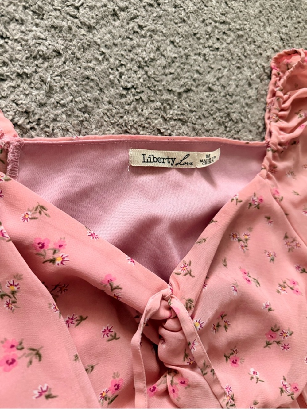 Liberty Love Bridgerton Style Floral Mini Dress Size M - Picture 2 of 8